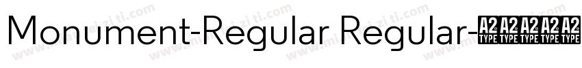 Monument-Regular Regular字体转换